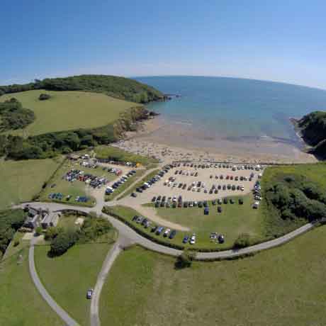 Caerhays beach & car park open again