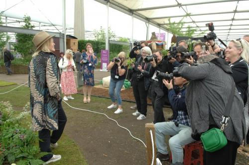 Joanna Lumley and the press